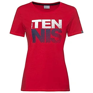 HEAD CLUB LISA T-shirt damski W, czerwony, 3XL - Koszulki i topy damskie - miniaturka - grafika 1