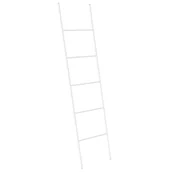 Wieszaki łazienkowe - Beliani Stojak na ręczniki biały ARIBIBI - miniaturka - grafika 1