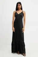 Sukienki - Silvian Heach sukienka RASPOL kolor czarny maxi prosta GPP25452VE - miniaturka - grafika 1