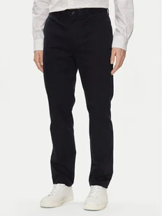 Tommy Hilfiger Chinosy Denton MW0MW25964 Granatowy Straight Fit - Spodnie męskie - miniaturka - grafika 1