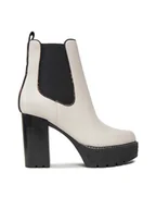 Botki damskie - Guess Botki FL8EEA ELE10 Biały - miniaturka - grafika 1