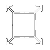 Inne meble biurowe - B2B Partner Słupek łączący, wysokość 1200 mm CF-C3A3+5+7+8+9,2way - miniaturka - grafika 1