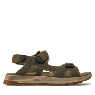 Sandały Clarks Atl Trek Sun 26170322 Khaki - Sandały męskie - miniaturka - grafika 1