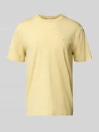 Koszulki męskie - T-shirt z wyhaftowanym logo model ‘SUPIMA’ - miniaturka - grafika 1