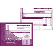 Druki akcydensowe - Rachunek dla zwolnionych z Vatu 234-5 A6 o+1k - miniaturka - grafika 1