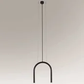 Lampy sufitowe - Shilo Wisząca LAMPA loftowa SUMOKO 7858 metalowa OPRAWA industrialny zwis czarny 7858 - miniaturka - grafika 1