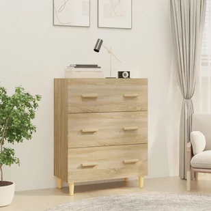 Lumarko Komoda, dąb sonoma, 70x34x90 cm, materiał drewnopochodny - Komody - miniaturka - grafika 1