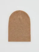 Czapki damskie - Reserved - Czapka z wiskozą - kremowy - miniaturka - grafika 1