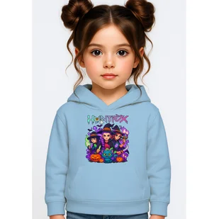 BLUZA DZIECIĘCA HUNTRIX HALLOWEEN 134-140 Z KAPTUREM BAWEŁNIANA JAKOŚĆ - Bluzy dla dziewczynek BLUZA DZIECIĘCA HUNTRIX HALLOWEEN 134-140 Z KAPTUREM BAWEŁNIANA JAKOŚĆ - Bluzy dla dziewczynek - miniaturka - grafika 1