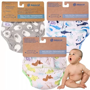 Majteczki Majtki treningowe XL 14-17kg do nauki sikania do nocnika 3 sztuki - Pieluchy Majteczki Majtki treningowe XL 14-17kg do nauki sikania do nocnika 3 sztuki - Pieluchy - miniaturka - grafika 1