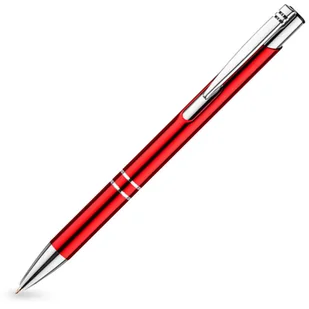 Czerwony długopis metalowy COSMO z Twoim grawerem - 100 szt. - Długopisy - miniaturka - grafika 1