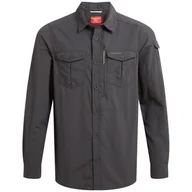 Koszulki sportowe męskie - Koszula męska Craghoppers NosiLife Adventure Long Sleeved Shirt III Rozmiar: L / Kolor: czarny - miniaturka - grafika 1