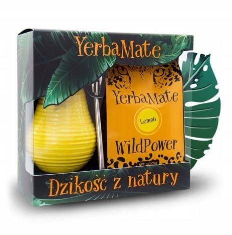 Zestaw Yerba Mate WildPower Mate Lemon Bombilla Matero