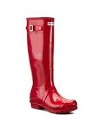 Kalosze damskie - Hunter Kalosze Original Gloss WFT1000RGL Czerwony - miniaturka - grafika 1