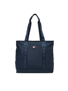 Tommy Jeans Torebka Tjw Daily Tote AW0AW17567 Granatowy - Torebki damskie - miniaturka - grafika 1