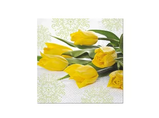 Serwetki SDL290000 Yellow Tulips - Folia, papier śniadaniowy, serwetki - miniaturka - grafika 1