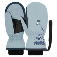 Odzież sportowa dziecięca - Rękawice zimowe dziecięce Reusch Kids Mitten 4498 jasnoniebieski - miniaturka - grafika 1