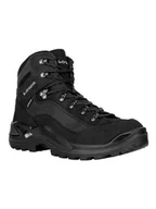 Buty trekkingowe męskie - LOWA Skórzane buty trekkingowe "Renegade GTX Mid" w kolorze czarnym - miniaturka - grafika 1