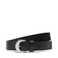 Paski - Pasek Damski Calvin Klein Jeans Casual Pin Buckle 25Mm LV04K7015G Czarny - miniaturka - grafika 1