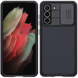 Etui do Samsung Galaxy S21 FE Nillkin CamShield Pro Black + Szkło - Etui i futerały do telefonów - miniaturka - grafika 2