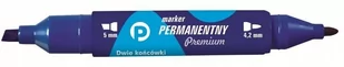 Tetis Marker permanentny niebieski 2 ĹciÄte koĹcĂłwki koĹcĂłwki WIKR-010567 - Markery permanentne - miniaturka - grafika 1