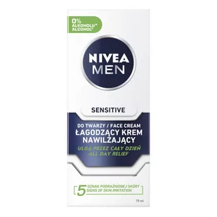 Nivea KREM ŁAGODZĄCY SENSITIVE 75ml - Balsamy po goleniu - miniaturka - grafika 2