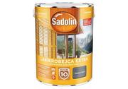 Farby i impregnaty do drewna - Sadolin EXTRA- lakierobajca do drewna, szara ciemna, 5l - miniaturka - grafika 1