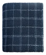 Koce - Koc Teddy 150X200Cm Granatowy - miniaturka - grafika 1