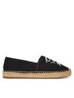 Espadryle damskie - KARL LAGERFELD Espadryle KL81125 Czarny - miniaturka - grafika 1
