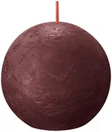 Świece - Bolsius Rustykalne świece kule Shine, 6 szt., 76x190 mm, czerwone Sfeerpunt - miniaturka - grafika 1