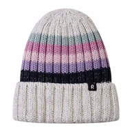 Czapki dla dzieci - Czapka dziecięca w paski z wełną merino Reima Vilke 58 - miniaturka - grafika 1