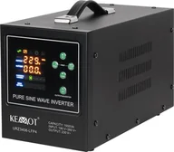 Zasilacze awaryjne UPS - UPS Kemot Zasilacz awaryjny KEMOT PROsinus-1000-LFP4 przetwornica z czystym przebiegiem sinusoidalnym i funkcją ładowania 12V 230V 1000VA/700W - miniaturka - grafika 1