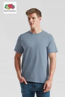 Koszulki męskie - Fruit Loom Koszulka T-shirt męski BAWEŁNA PREMIUM ICONIC NIEBIESKI Rozm 2XL - miniaturka - grafika 1