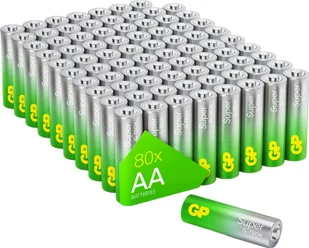 Bateria alkaliczna GP Super Alkaline AA Batteries 15A/LR6 1.5V (80-Pack) (8716778929543) - Baterie i akcesoria - miniaturka - grafika 1