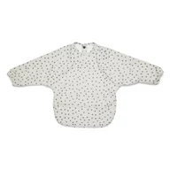 Śliniaki i fartuszki - Śliniak Fartuszkowy Wodoodporny Z Kieszonką Cream Leaf Nuuroo - miniaturka - grafika 1