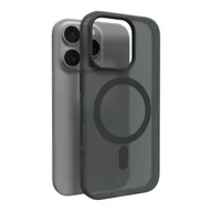 Etui i futerały do telefonów - Etui silikonowe Puro Daylight MagSafe do iPhone 16 - czarne - miniaturka - grafika 1