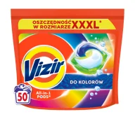 Środki do prania - Vizir All in 1 Color 50szt. - miniaturka - grafika 1