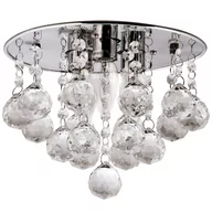 Lampy ogrodowe - VEN LAMPA sufitowa VEN P-E 1437/3-25 kryształowa OPRAWA glamour plafon crystal przezroczysta __code-38559 - miniaturka - grafika 1