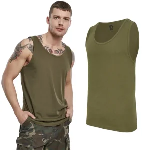 Koszulka BRANDIT Tank Top Olive  M - Odzież taktyczna i umundurowanie - miniaturka - grafika 1