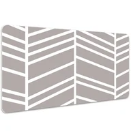 Podkładki na biurko - Mata z nadrukiem na biurko Wzór w jodełkę 100x50 cm, Dywanomat - miniaturka - grafika 1