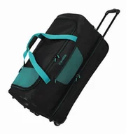 Torby podróżne - Torba Podróżna na kółkach Travelite Basic 70cm Czarny/Petrol - miniaturka - grafika 1
