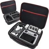 Akcesoria do drona - Pokrowiec sztywny kuferek walizka etui do drona DJI Mini 4 Pro / DJI Mini 3 Pro / Mini 3 twarde z paskiem Hard Case Alogy Czarny - miniaturka - grafika 1