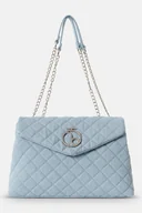 Torebki damskie - Średnia torebka na ramię Nobo denim błękitna - miniaturka - grafika 1