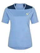 Koszulki i topy damskie - Ziener NADELIA damska koszulka funkcyjna - rower | outdoor|fitness | sport - oddychająca, szybkoschnąca, z krótkim rękawem, Bluebell, 44 - miniaturka - grafika 1