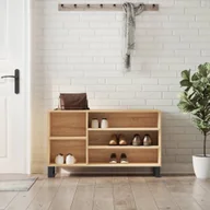 Wieszaki i stojaki - vidaXL Szafka na buty, dąb sonoma, 102x36x60 cm - miniaturka - grafika 1