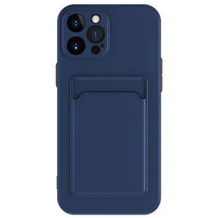 Ochronne etui na telefon komórkowy iPhone 12 13 14 15 Plus Pro Max, kolor: niebieski, model: Apple iPhone 15 Pro Max - Etui i futerały do telefonów - miniaturka - grafika 1