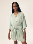 Szlafroki damskie - Szlafrok damski Renne Esotiq jasny oliwkowy S - miniaturka - grafika 1