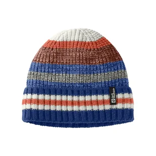 Dziecięca czapka zimowa Jack Wolfskin NIGHT HIKER BEANIE K crisp cobalt - S - Czapki dla dzieci - miniaturka - grafika 1
