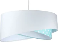 Lampy sufitowe - Lampa wisząca Lumes Biało-miętowa lampa wisząca welurowa - EX1000-Felisa - miniaturka - grafika 1
