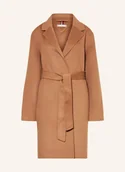 Płaszcze damskie - Tommy Hilfiger Płaszcz braun - TOMMY HILFIGER - miniaturka - grafika 1